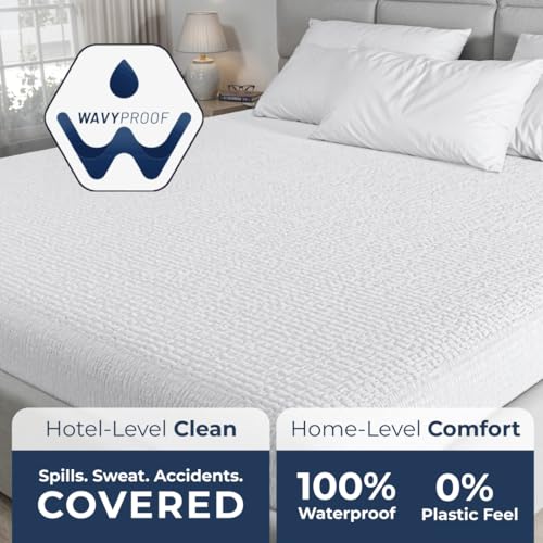 Waterproof Quilted Mattress Protector – Deep Pocket Fitted Cover