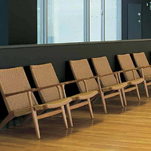 Teak Wood Midcentury Club Lounge Chair