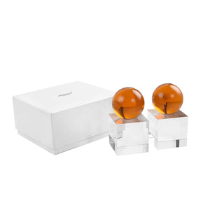 Crystal Bookends Set of 2 with Gift Box