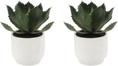 Faux Succulent Arrangement with Planter Pot