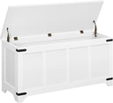 Storage Chest with Safety Hinges — Toy Box & Entryway Shoe Bench