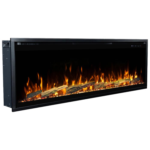 60" Smart Electric Fireplace – Wall Mount & Recessed