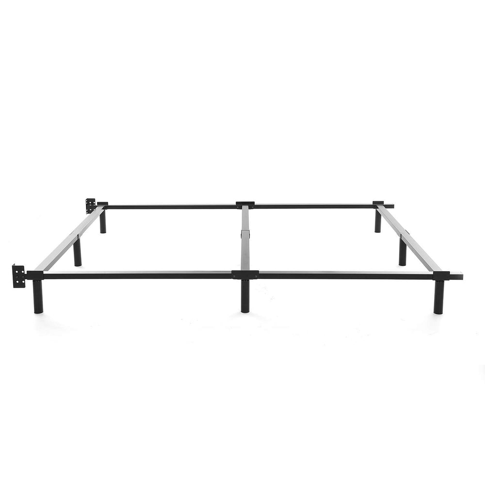 Heavy Duty Metal Bed Frame with 9-Leg Support — Queen & King