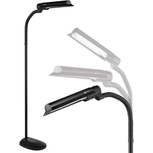 Wing Shade Floor Lamp 18-Watt Black