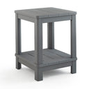 Adirondack Outdoor Side Table – Gray