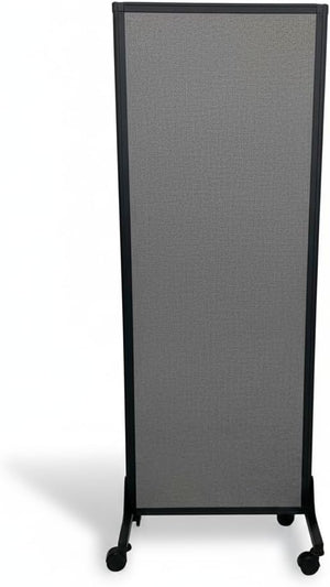 5-Panel Folding Room Divider with Locking Casters