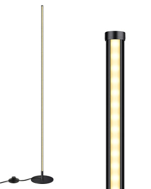 Dimmable LED Corner Floor Lamp, 57.5" – Warm White, Multi-Color