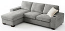 L-Shaped Convertible Sofa Bed with Storage