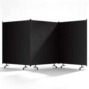 Blackout Room Divider – Freestanding Folding Privacy Screen