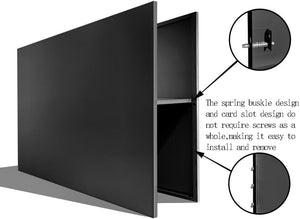 Metal Tall Rectangular Planter Box – Large Outdoor Flower Pot