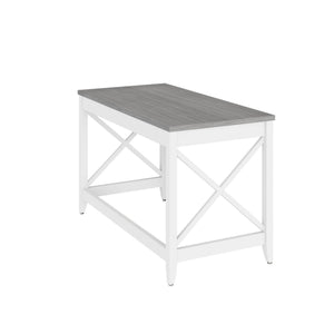 Farmhouse Writing Desk 47" | Light Grey