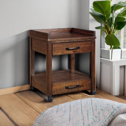 Printer Stand with Drawers, Shelves, Outlets & USB Ports