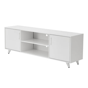 63" TV Stand with Doors and Shelves