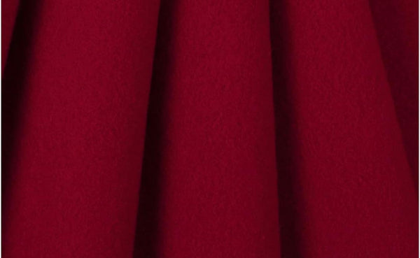 Red Wool Coating Fabric – Heavy Weight Woven