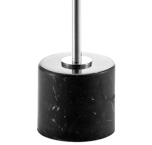 Chrome Marble LED Floor Lamp