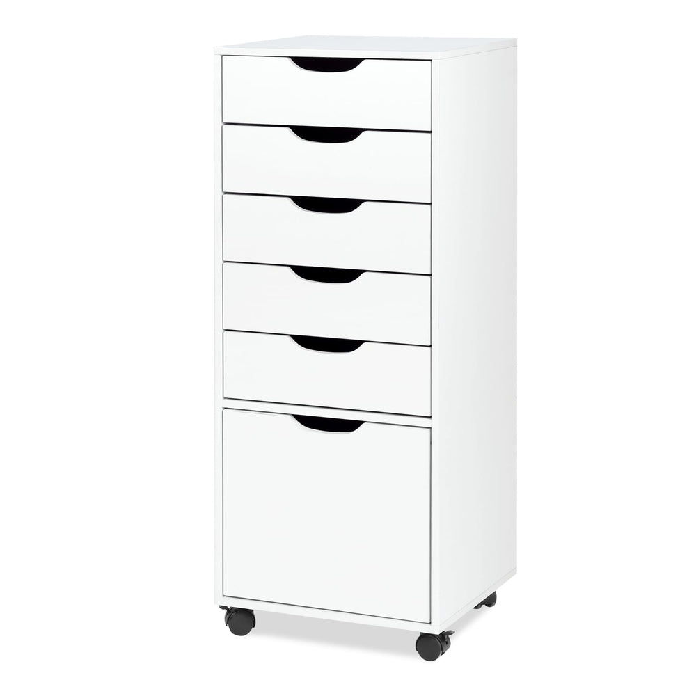 5-Drawer Mobile File Cabinet with Wheels