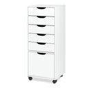 5-Drawer Mobile File Cabinet with Wheels