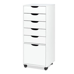 5-Drawer Mobile File Cabinet with Wheels