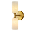 Alabaster Wall Sconce – Natural Marble, 14 Inch