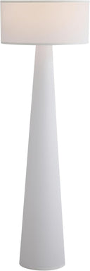 59" Tall Fabric Floor Lamp with Linen Shade