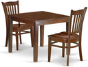 Square Dining Table Set with Chairs – Solid Wood, 3 & 5 Piece