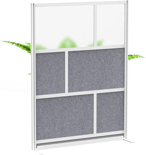 Modular Wall Room Divider System with Acoustic PET Panels