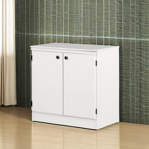 2-Door Storage Cabinet with Adjustable Shelf