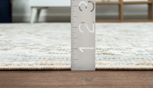 Beige & Green Vintage Area Rug
