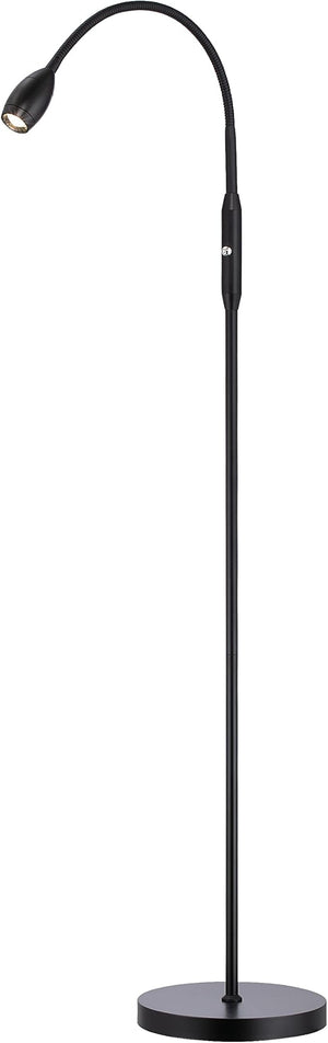 Adjustable LED Beam Floor Lamp with Flexible Gooseneck