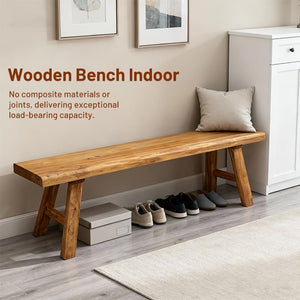 Farmhouse Narrow Entryway Bench