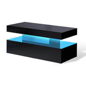LED Coffee Table with Storage