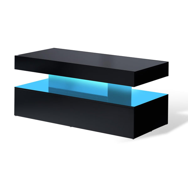 LED Coffee Table with Storage