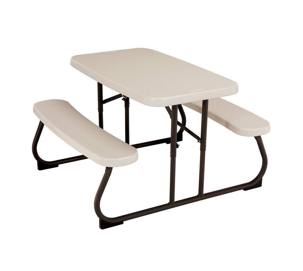 Folding Kids Picnic Table – HDPE & Steel, Seats 4