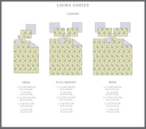 Queen Comforter Set 7-Piece Cotton Bedding – Cassidy Yellow