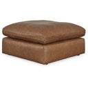 Oversized Square Accent Ottoman – Leather & Faux Leather