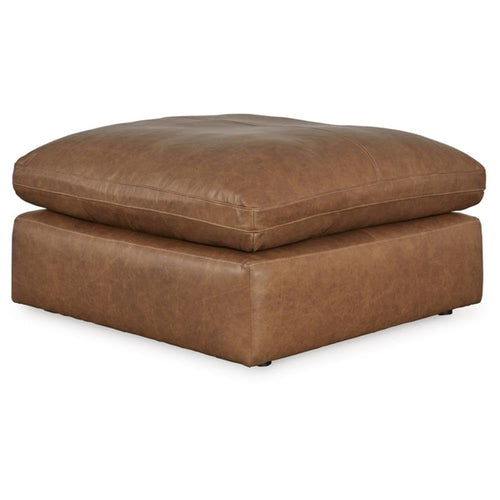 Oversized Square Accent Ottoman – Leather & Faux Leather