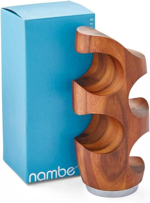 Acacia Wood Countertop Wine Rack 4 Bottle