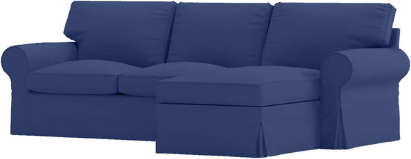 Loveseat with Chaise Slipcover – Cotton Replacement Cover