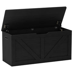Storage Bench 39.4 Inch with Safety Hinges and Lid