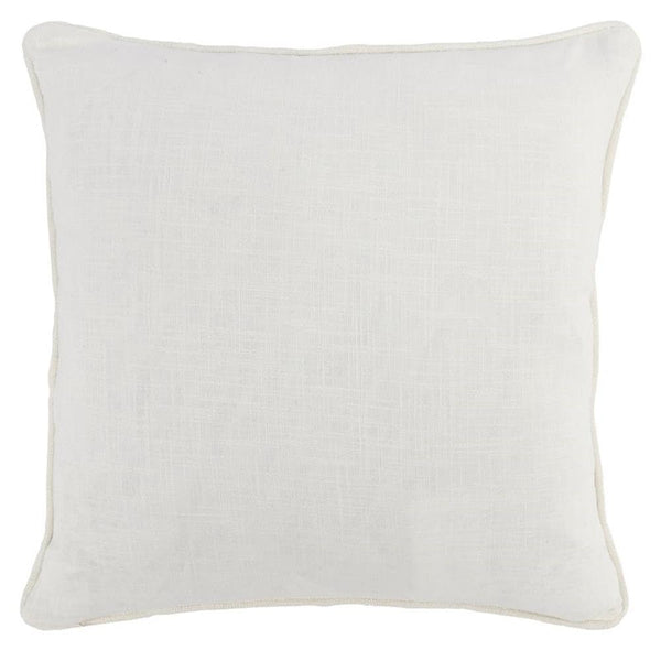 20x20 Blue Linen Throw Pillow with Duck Down Fill