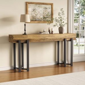 63-Inch Industrial Console Table