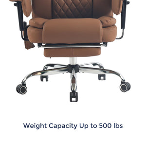 Prestige Heat & Kneading Massage Office Chair with Footrest