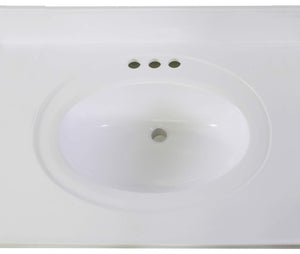 49-Inch Bathroom Vanity with Cultured Marble Top