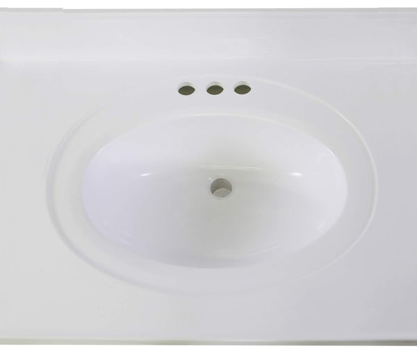 49-Inch Bathroom Vanity with Cultured Marble Top