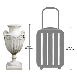 Emperor Roman-Style Architectural Garden Urn Set of Two