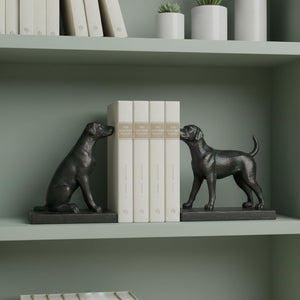 Black Labrador Retriever Bookends – Set of 2