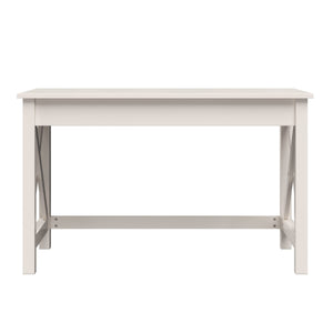 X-Pattern Writing Desk for Home Office, Bedroom & Study