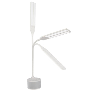 LED Desk Lamp with Bluetooth Speaker & Dual Adjustable Shades