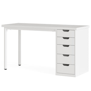 47-Inch Computer Desk with 5 Drawers