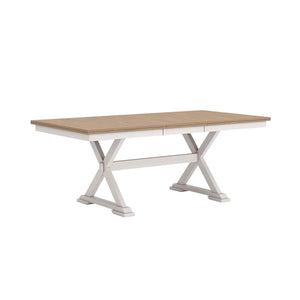Butterfly Extension Dining Table with Self-Storing Leaf